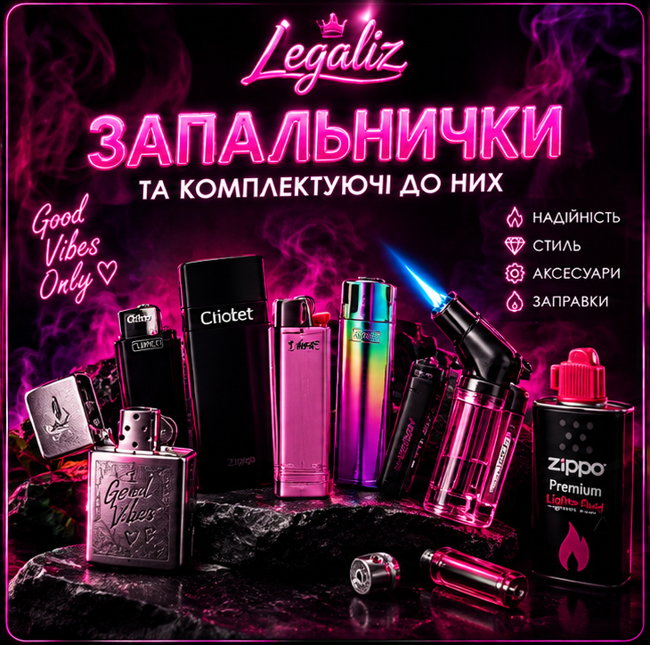 Запальнички та комплектуючі до них